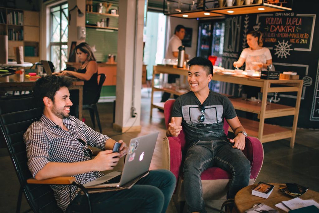 guys in a coffee shop - how I am overcoming porn